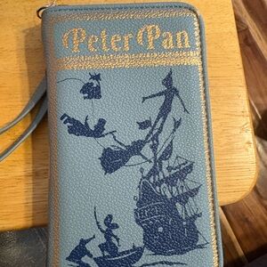 Peter Pan Blue Wristlet Clutch